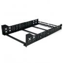 StarTech.com UNIRAILS3U サーバーラック用ラックマウントレール/3U/19インチ/奥行調整可能/AV、ネットワーク、IT機器用ラックアクセサリー