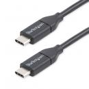 StarTech.com USB2CC50CM USB-C充電ケーブル/50cm/USB 2.0/60W 3A/Type-C to C/オス-オス/データ転送・同期用