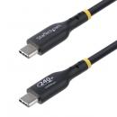 StarTech.com USB2EPR2M USB-C充電ケーブル/2m/USB 2.0/240W/PD 3.1 EPR/USB-IF/ブラック/急速 高速充電