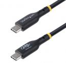 StarTech.com USB2EPR3M USB-C充電ケーブル/3m/USB 2.0/240W/PD 3.1 EPR/USB-IF/ブラック/急速 高速充電