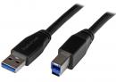 StarTech.com USB3SAB1M USB 3.0 - USB-Bケーブル/1m/SuperSpeed/Type-A to B/オス-オス/データ転送・同期