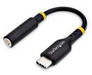 StarTech.com USBCAUDIO2 USB-C 3.5mmオーディオ変換アダプター/32bit DAC/Thunderbolt互換