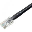 エイム電子 C5ES-11700-BK-15S カテゴリ5e BELDEN Bonded-Pair 11700A 産業用ケーブル（温度拡張版） ストレート 15m