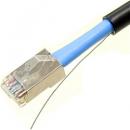 エイム電子 C5ES-OD-STP-BK-10 カテゴリ5e STP 屋外用ケーブル 単線 ストレート配線 黒 10m