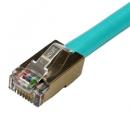 エイム電子 C5EX-STP-LB-35 カテゴリ5e STPケーブル 単線 クロス 薄青 35m