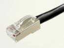 エイム電子 C6X-STP-BK-20 カテゴリ6 STPケーブル 単線 1000BASE-TXクロス 黒 20m