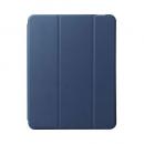 ELECOM TB-A25MSANV iPad Air 11インチ(M3/M2)/フラップケース/衝撃吸収/ApplePencil収納/スリープ対応/ネイビー