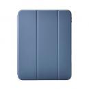 ELECOM TB-A25RSABG iPad 11インチ(A16)/10.9インチ(第10世代)/フラップケース/衝撃吸収/ApplePencil収納/スリープ対応/ブルーグレー