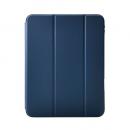 ELECOM TB-A25RSANV iPad 11インチ(A16)/10.9インチ(第10世代)/フラップケース/衝撃吸収/ApplePencil収納/スリープ対応/ネイビー