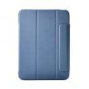 ELECOM TB-A25RWVFCBG iPad 11インチ(A16)/10.9インチ(第10世代)/フラップケース/薄型軽量/背面クリア/フレームカラー/ブルーグレー