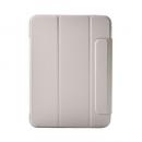 ELECOM TB-A25RWVFCGB iPad 11インチ(A16)/10.9インチ(第10世代)/フラップケース/薄型軽量/背面クリア/フレームカラー/グレージュ
