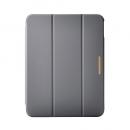 ELECOM TB-A25RWVJM3GY iPad 11インチ(A16)/10.9インチ(第10世代)/フラップケース/CHICSTYLE/背面クリア/チャコールグレー
