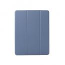 ELECOM TB-A25XWVBG 13インチiPad Air(M2)/フラップケース/薄型軽量/背面クリア/2アングル/スリープ対応/ブルーグレー