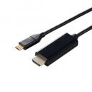 ELECOM MPA-CHDMI20BK3 映像変換ケーブル/USB Type-C-HDMI/ミラーリング対応/60Hz/2.0m/ブラック