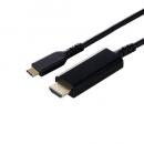 ELECOM MPA-CHDMIS10BK3 映像変換ケーブル/USB Type-C-HDMI/ミラーリング対応/60Hz/高耐久/1.0m/ブラック