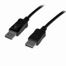 StarTech.com DISPL10MA DisplayPort ケーブル/10m/4K30Hz/アクティブ/ラッチ付きDPコネクター/ブラック