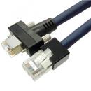 エイム電子 C5ES-RT-NV-S-07 GigE Vision対応CAT5e LANロボットケーブル RJ45（片側スクリュー） 2重シールド 7m