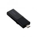 ELECOM MF-WSAU3064GBK USBメモリー/USB 5Gbps対応/スライド式/Type-C&Type-A両対応/64GB/ブラック