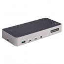 StarTech.com 116N-USBC-DOCK ドッキングステーション/USB-C/3画面/4K HDMI/DP/100W/5x USB/LAN/多機能Type-Cハブ