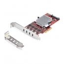 StarTech.com P10Q4C-USB-CARD PCI Express拡張カード/PCIe 3.0 x4/4ポート USB-C 3.2 Gen 2/最大各10Gbps