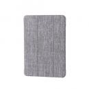 ELECOM TB-A25MWVCGY iPad Air 11インチ(M3/M2)/フラップケース/薄型軽量/ファブリック/背面クリア/2アングル/グレー