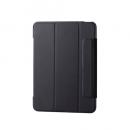 ELECOM TB-A25MWVFCBK iPad Air 11インチ(M3/M2)/フラップケース/薄型軽量/背面クリア/フレームカラー/ブラック