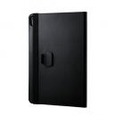 ELECOM TB-A25XPLF2BK 13インチiPad Air(M2)/iPad 第10世代/フラップケース/衝撃ガード/ベルト付/2アングル/軽量/ブラック