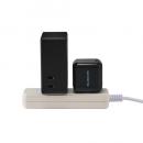 ELECOM T-U09-3AC2BK USBタップ/USB-C×2/USB-A×1/AC×3/67W/雷サージ/ホコリ防止シャッタ-/直挿し/180度スイング/ブラック