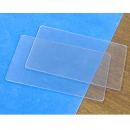 システムギア ID-CARD-CLEAR-1000 プラスチックカード(透明) 0.76mm厚 1000枚 ID-CARD-CLEAR