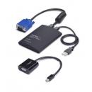 StarTech.com NOTECONS02-VGA-MDP KVMコンソールアダプター ノートPC用/USB VGA Mini DisplayPort対応/サーバー保守 管理用