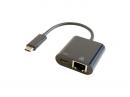 GOPPA GP-CR45H100/B 有線LAN接続しながら充電もできるUSB-C(R)変換アダプター ブラック