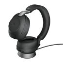 GNオーディオ 28599-989-989 Jabra 無線ヘッドセット USB-A 両耳 UC認定 充電スタンド付「Jabra Evolve2 85 UC Stereo USB-A Stand Black」