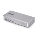 StarTech.com 155NA-USB4-DOCK ドッキングステーション/USB4/2画面/4K120Hz HDMI/100W/6xUSB/LAN/Type-Cマルチハブ