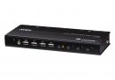 ATEN CS784H 4ポート USB HDMI KVMPスイッチ（4K60p、2ポートUSB 2.0ハブ搭載）