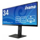 iiyama XUB3493WQSU-B6 液晶ディスプレイ 34型/3440×1440/HDMI、DisplayPort/ブラック/スピーカー：あり/IPS方式/昇降