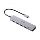 ELECOM DST-M060BPSV Type-Cドッキングステーション/USB PD対応/USB-A×2/USB-C×2/HDMI(4K60Hz)×2/シルバー