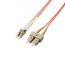 ELECOM OC-LCSC2M2/5 光ファイバー/LC-SC/2芯/OM2/5m