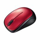 サンワサプライ MA-BBS311RN 静音BluetoothブルーLEDマウス（レッド）