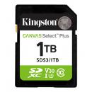 Kingston SDS3/1TB 1TB SDXC Canvas Select Plus Gen3 150MB/s Read C10 UHS-I U3 V30