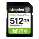 Kingston SDS3/512GB 512GB SDXC Canvas Select Plus Gen3 150MB/s Read C10 UHS-I U3 V30