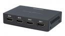 グリーンハウス GH-HSPK4-BK HDMIスプリッタ 4K2K 4ポート メタル ブラック
