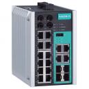 MOXA EDS-518E-MM-ST-4GTXSFP-T 14＋4Gポート ギガビットマネージドイーサネットスイッチ、STコネクター (ワイド温度モデル)