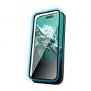 ELECOM PM-A25AFLGFDTTB iPhone 17/ガラスフィルム/フレーム付き/ドラゴントレイル/高透明/ブルーライトカット/超簡単貼り付けツール