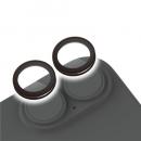 ELECOM PM-A25AFLLGOBK iPhone 17/iPhone 16/iPhone 16 Plus/カメラレンズガラスフィルム/ゴリラ/0.21mm/ブラック