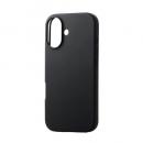 ELECOM PM-A25AHVSCCBK iPhone 17/ハイブリッドケース/シリコン/カラータイプ/ブラック