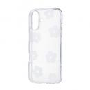 ELECOM PM-A25AIMLFLWH iPhone 17/ソフトケース/IMLフラワー/ホワイト