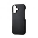 ELECOM PM-A25APLOBK iPhone 17/スリムオープンケース/ブラック