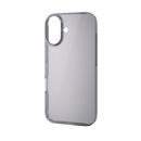 ELECOM PM-A25APV06BK iPhone 17/ハードケース/極薄/0.6mm/メタルステッカー付/ブラック