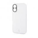 ELECOM PM-A25AUCTKPWH iPhone 17/ソフトケース/極限Plus/メタルステッカー付/ホワイト
