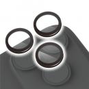 ELECOM PM-A25CFLLGARBK iPhone 17 Pro/iPhone 17 Pro Max/iPhone 16 Pro/iPhone 16 Pro Max/iPhone 15 Pro/iPhone15 Pro Max/カメラレンズガラスフィルム/超透明/ブラック